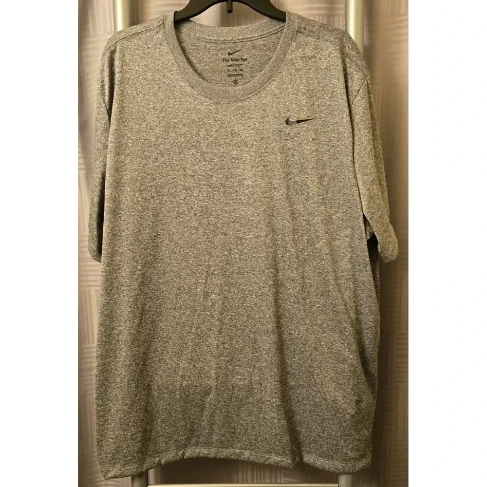 The Nike Tee Shirt Men's Size 2XL Gray Activewear Short Sleeve Gym‎ NWTS